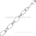 10*5.1mm 2015 italian jewelry chain silver filled chain